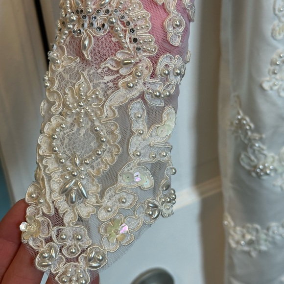 Vintage Designer Wedding Dress - Picture 3 of 14